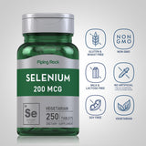 Piping Rock Selenium 100g tablets side view