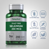 Piping Rock Selenium 200mcg 109g back view