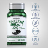 Piping Rock Shilajit 75g back view with ingredient list