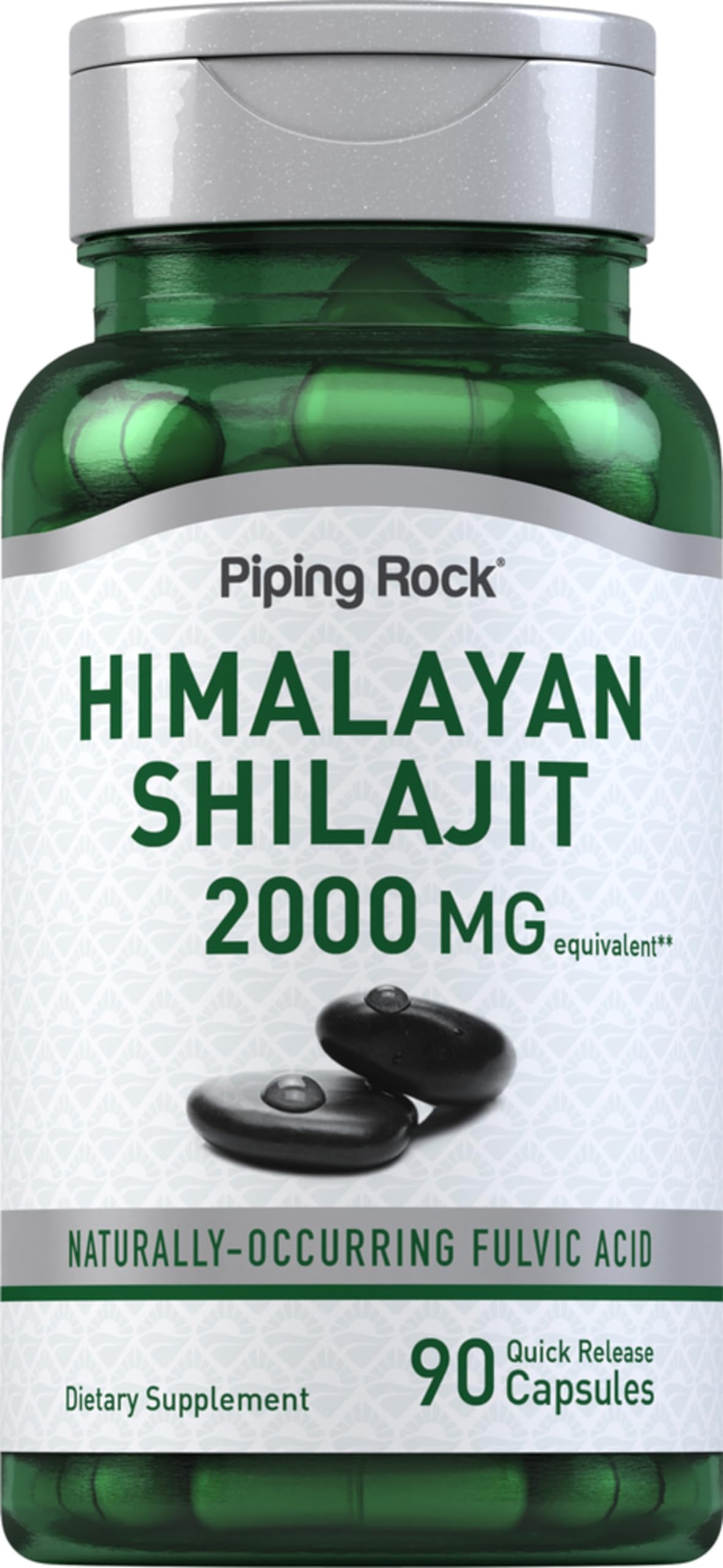 Piping Rock Shilajit 75g front view packaging