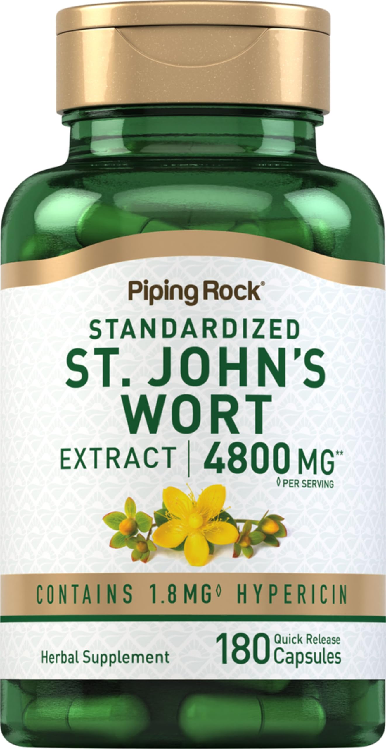 Piping Rock St. John's Wort Extract 107g front view