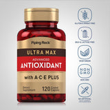 Piping Rock Super Antioxidant Blend Coated Caplets packaging