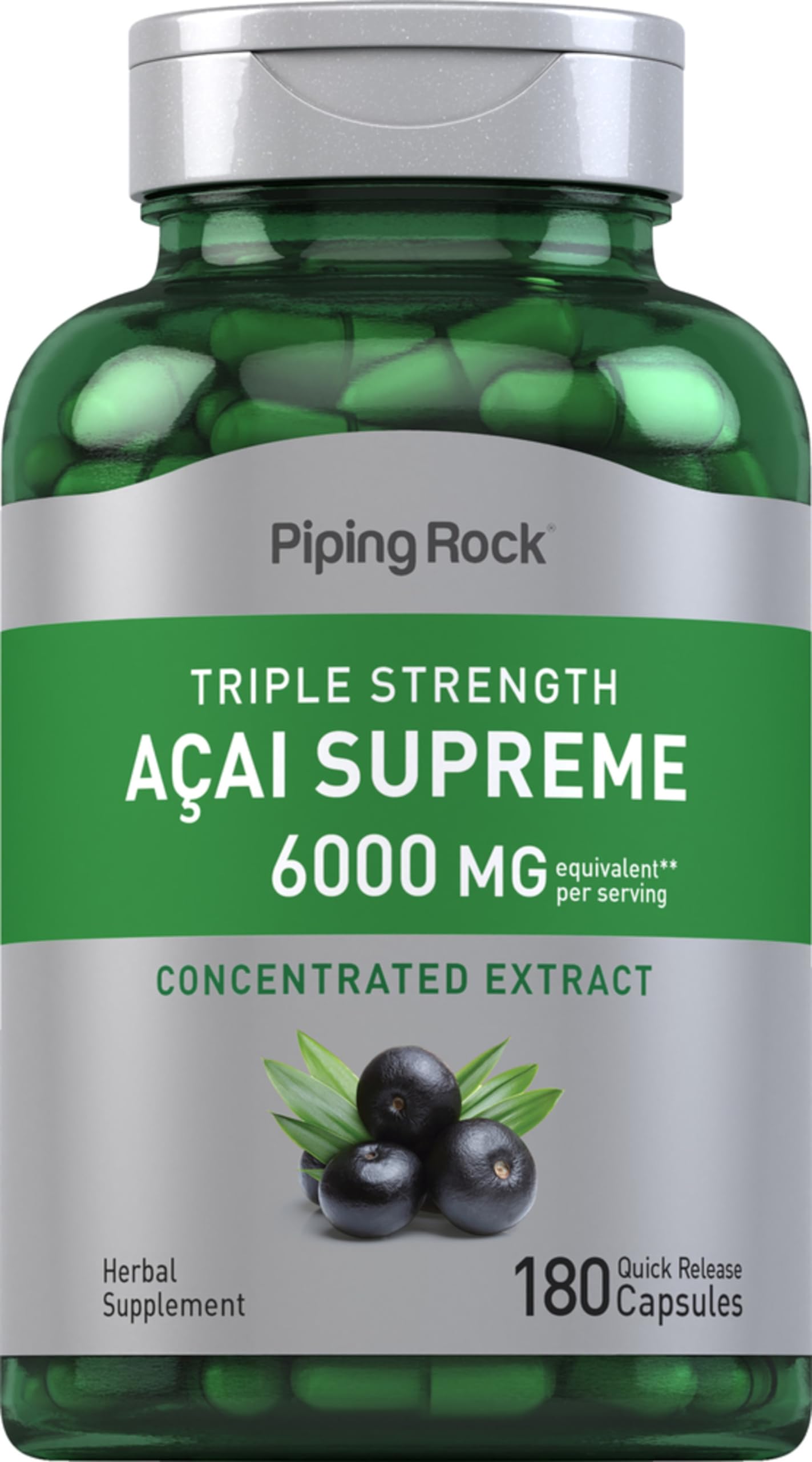 Piping Rock Super Concentrated Extract Blended Vitamin Supplement front view