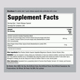 Piping Rock Turmeric Capsules label close-up