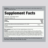 Piping Rock Velvet Bean Extract 15% L-DOPA quick release capsules side view