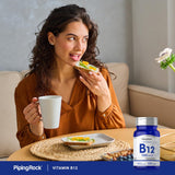 Piping Rock Vitamin B12 1000mcg tablets in hand