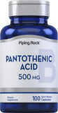 Piping Rock Vitamin B5 500mg bottle front view