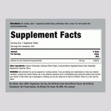 Piping Rock Vitamin B6 100mg supplement side view