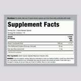 Piping Rock Vitamin C 1,000 mg side view of bottle