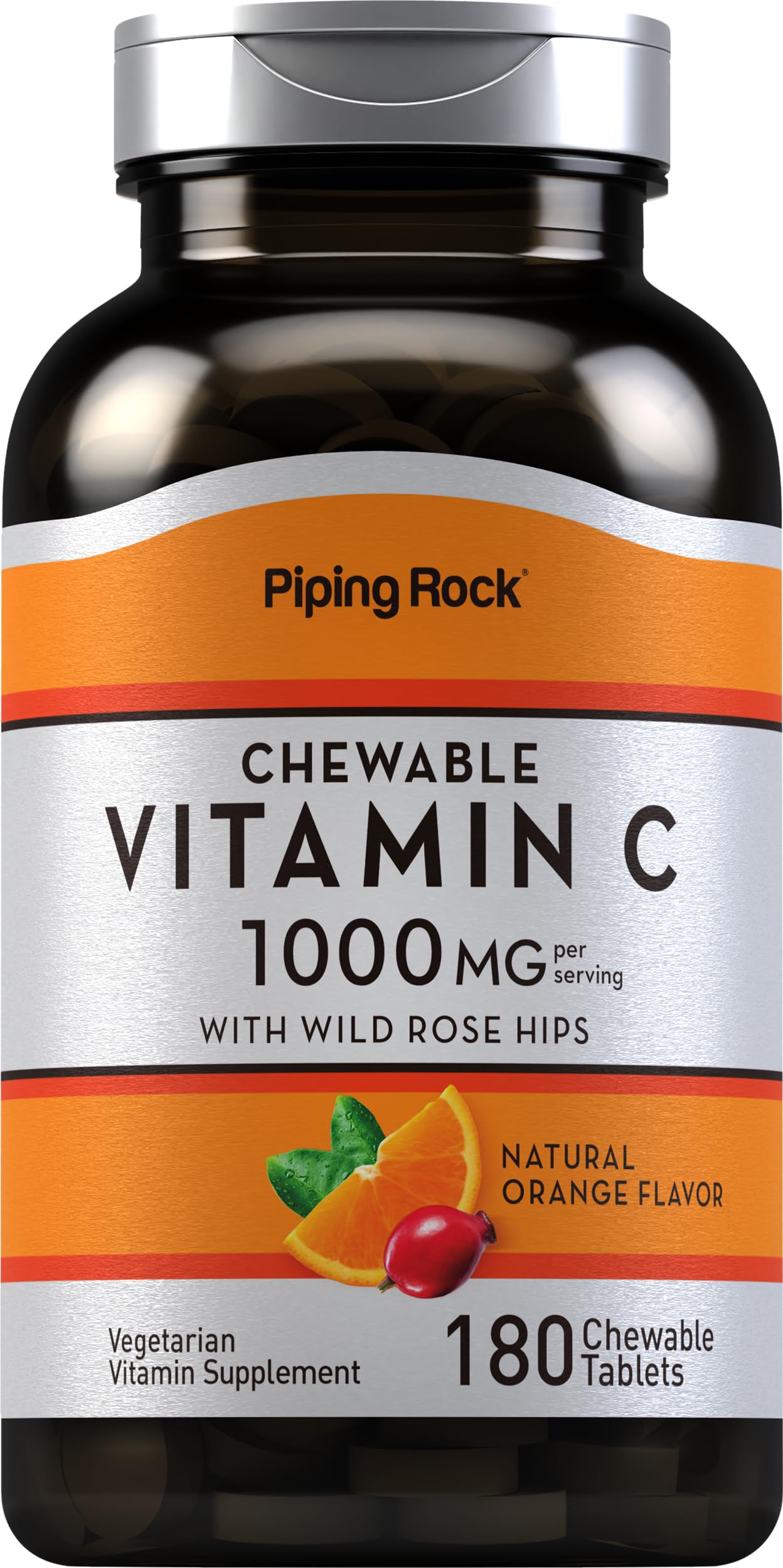 Piping Rock Vitamin C 395g supplement front view