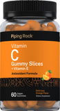 Piping Rock Vitamin C + E Gummies 240g front view