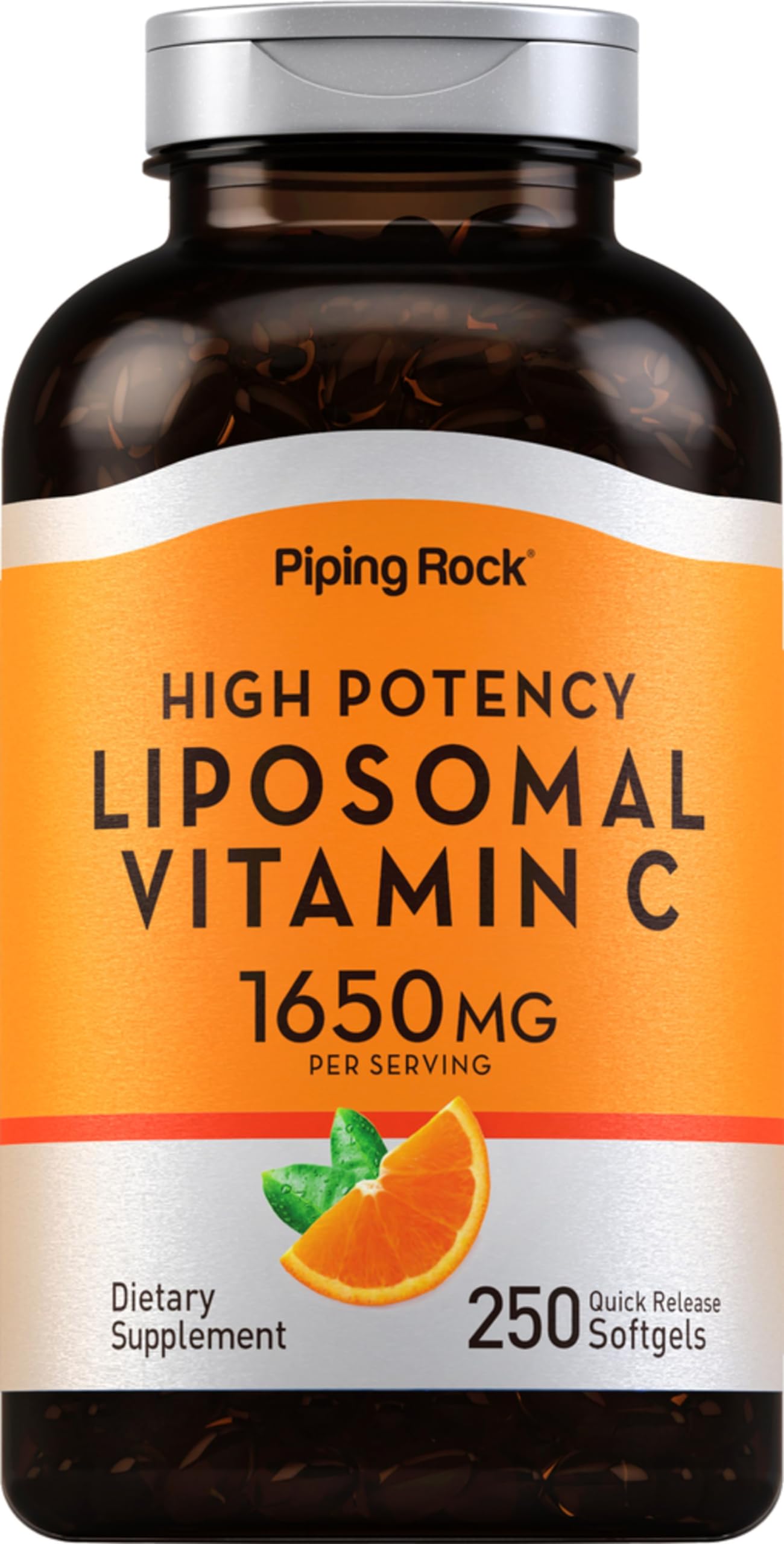 Piping Rock Vitamin C Liposomal Softgels front view