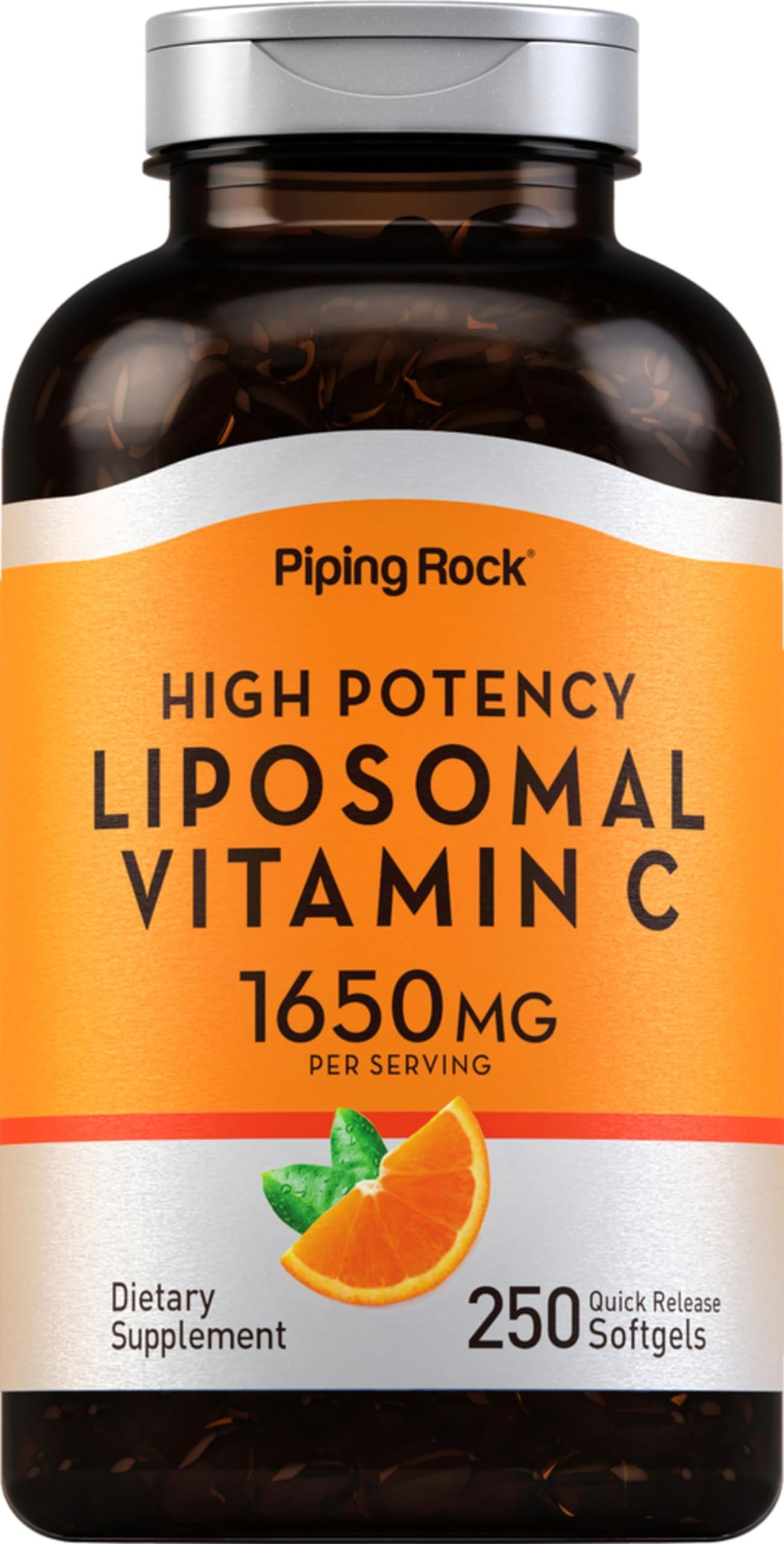 Piping Rock Vitamin C Liposomal Softgels front view
