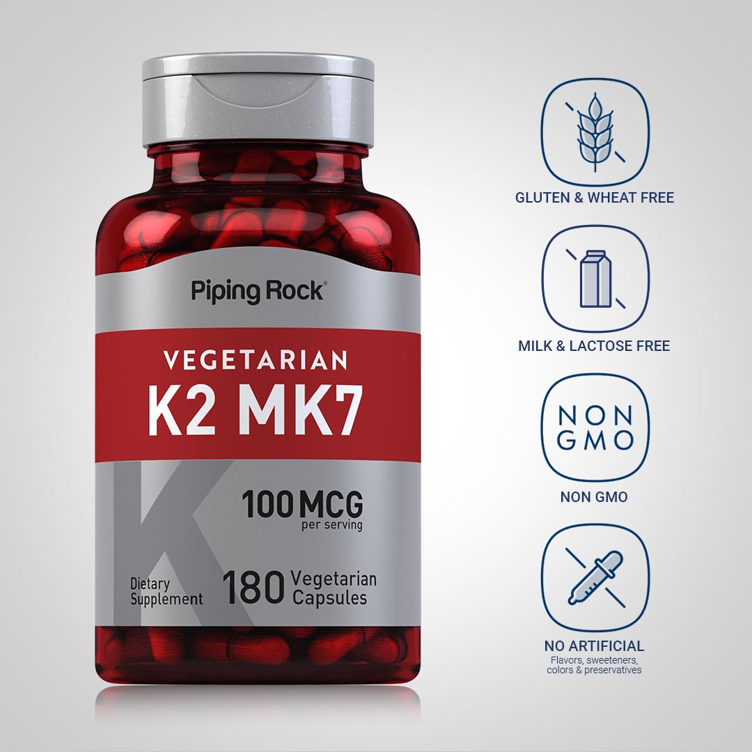 Piping Rock Vitamin D 101g back view with ingredient list