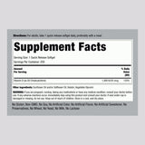 Piping Rock Vitamin D3 softgels bottle side view