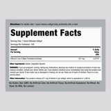 Piping Rock Vitamin E Softgels side view showing softgel size
