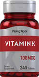 Piping Rock Vitamin K1 Supplement 118g front view of packaging
