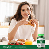 Piping Rock Women's Iron Supplement slow release tablets with measuring spoon