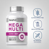 Piping Rock Women's Multivitamins caplet pills close-up