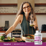 Piping Rock Women's Multivitamins on a wooden table