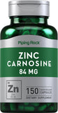 Piping Rock Zinc L-Carnosine Complex 100g capsule bottle front view