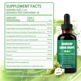 PIRTA 10-in-1 Soursop Extract Drops 60ml on a wooden table