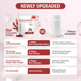 PixelVerve Astaxanthin softgels in hand