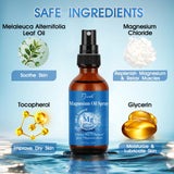 Pjordo Magnesium Oil Spray mist application