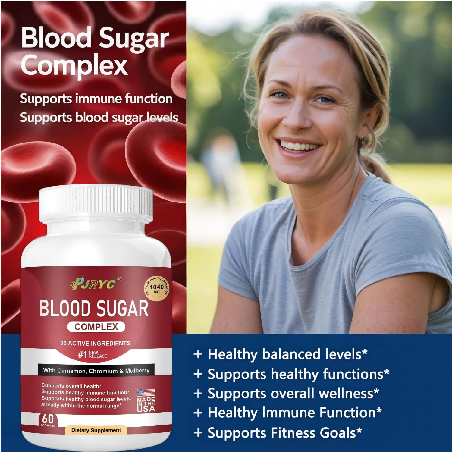 PJRYC Cinnamon Blood Sugar Complex ingredients list