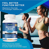 PJRYC Magnesium Supplement 1000mg lifestyle image with a glass of water