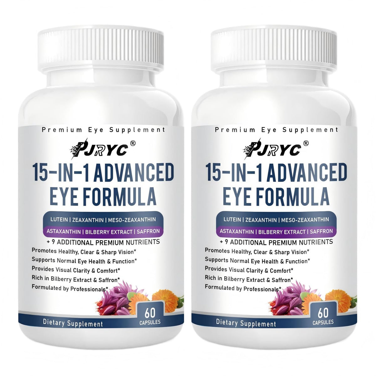 PJRYC Neurobella Eye Formula 15-in-1 supplement front view