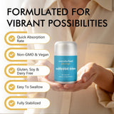 PKPPKP Blended Vitamin & Mineral Supplement open bottle with capsules