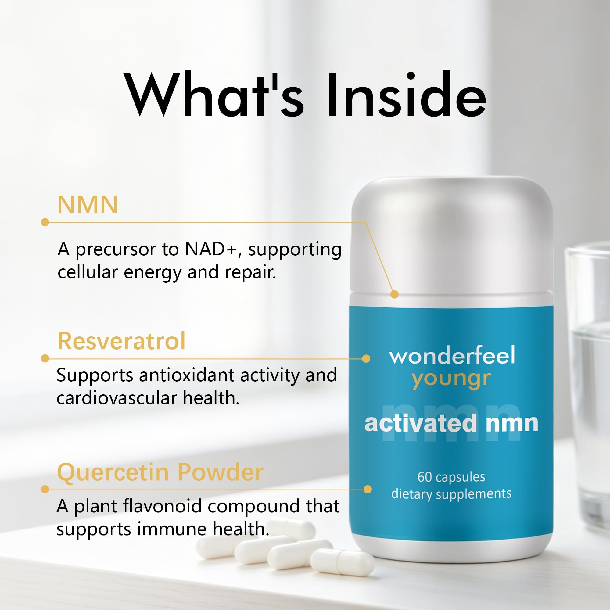 PKPPKP Blended Vitamin & Mineral Supplement packaging with ingredients list