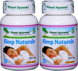 Planet Ayurveda Sleep Naturals 2 Bottles 60 Capsules front view