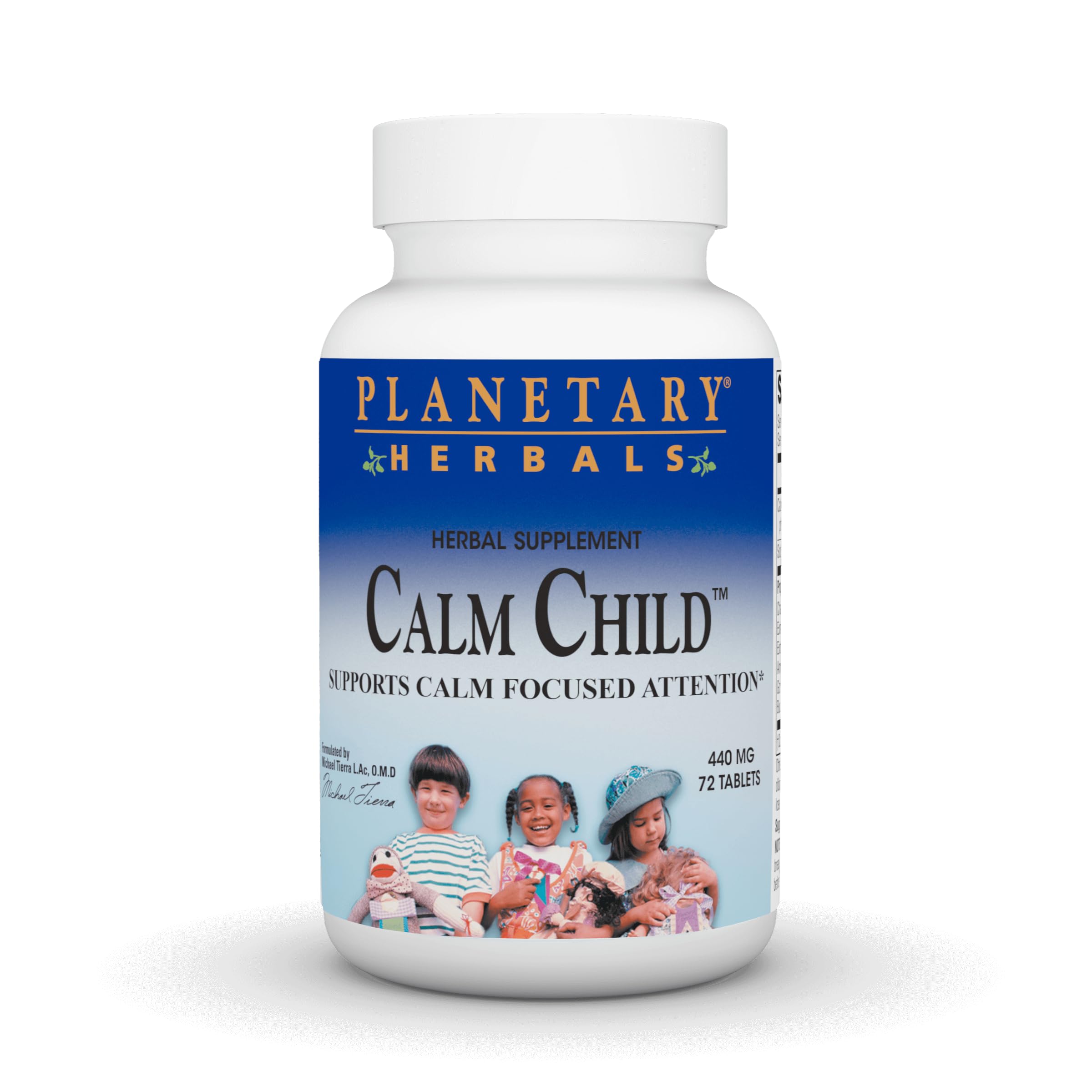Planetary Herbals Calm Child 432mg 72 Tablets front view