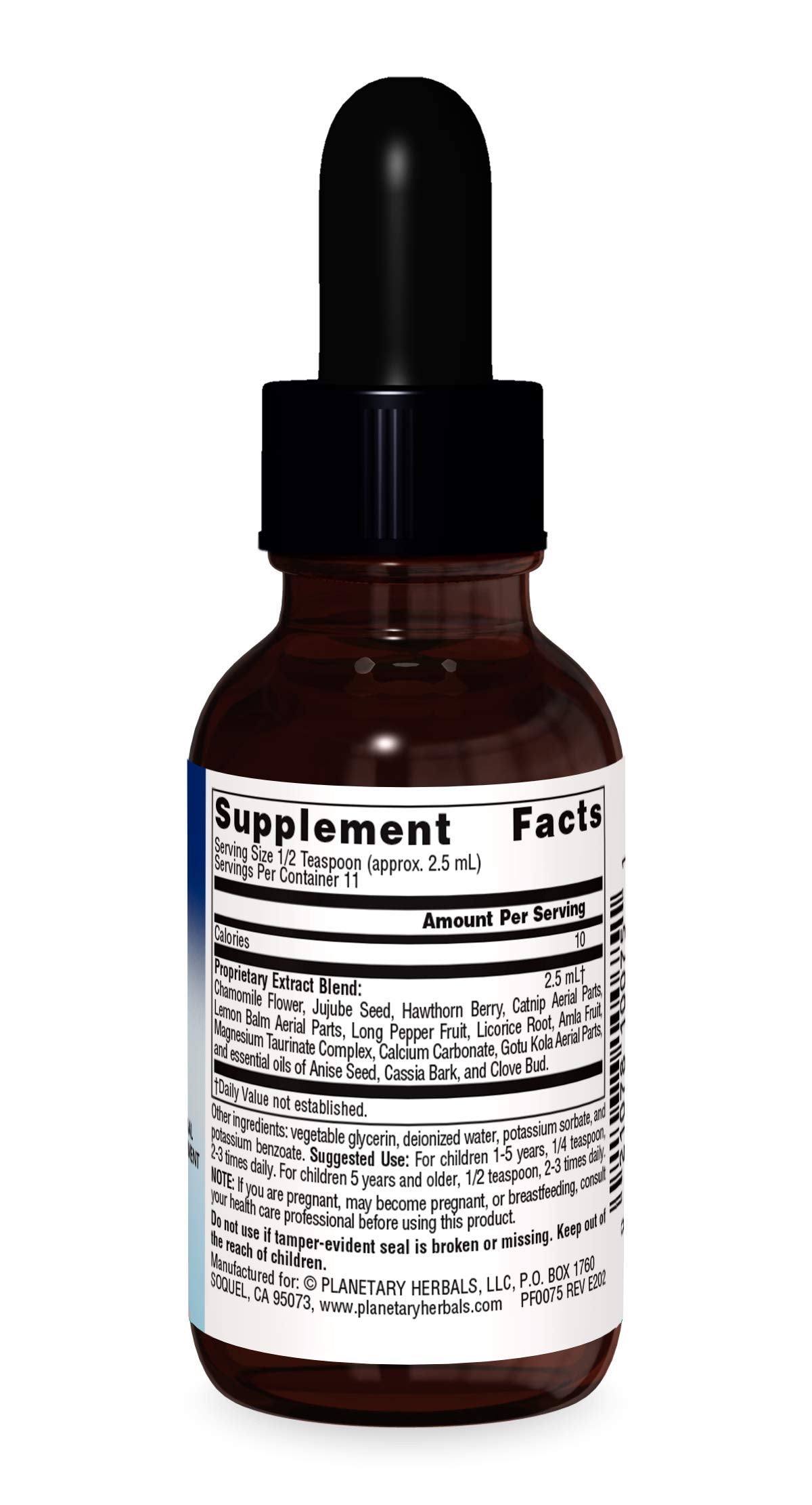Planetary Herbals Calm Child 57g side view