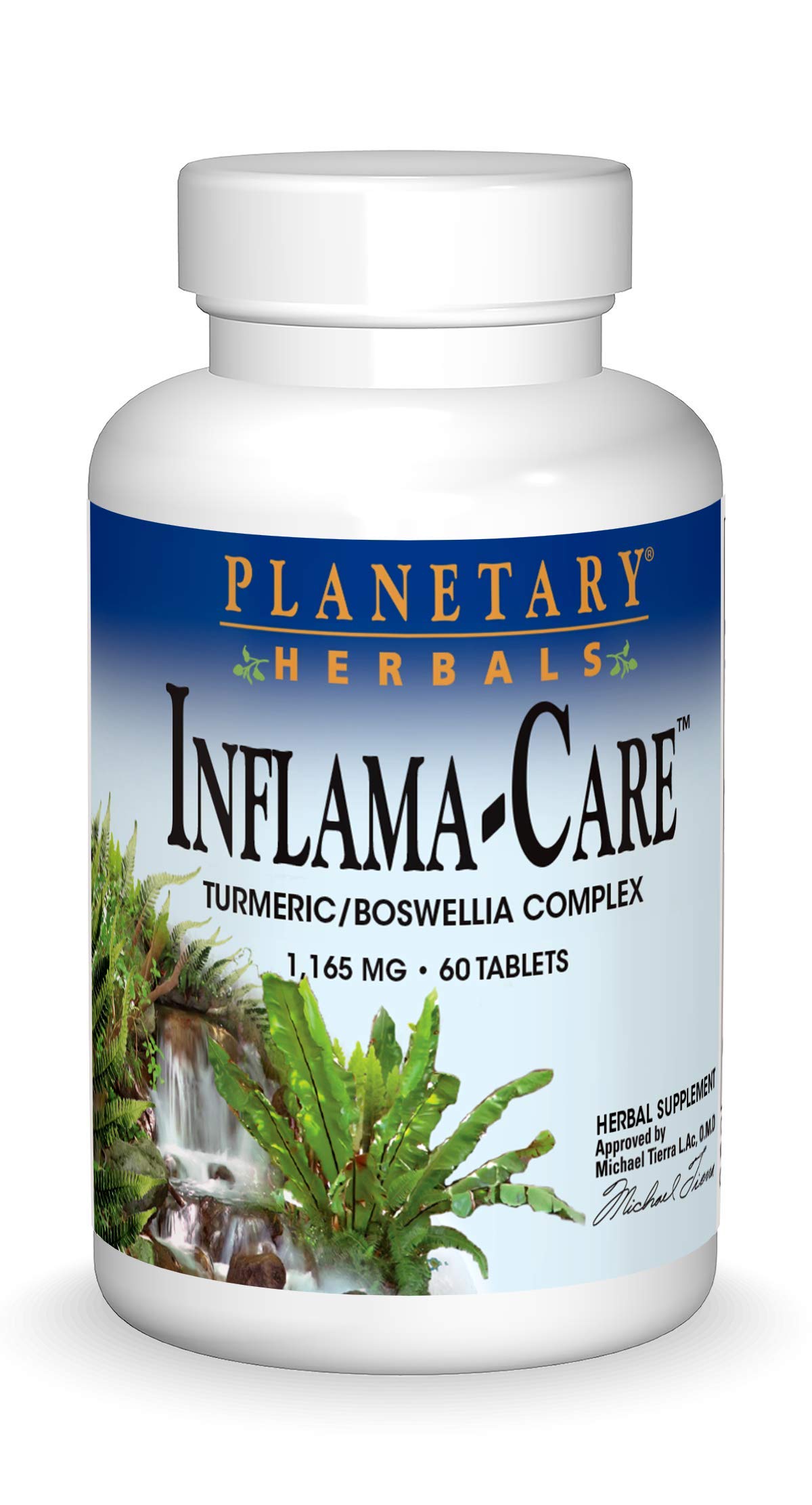 Planetary Herbals INFLAMA-CARE supplement bottle front view