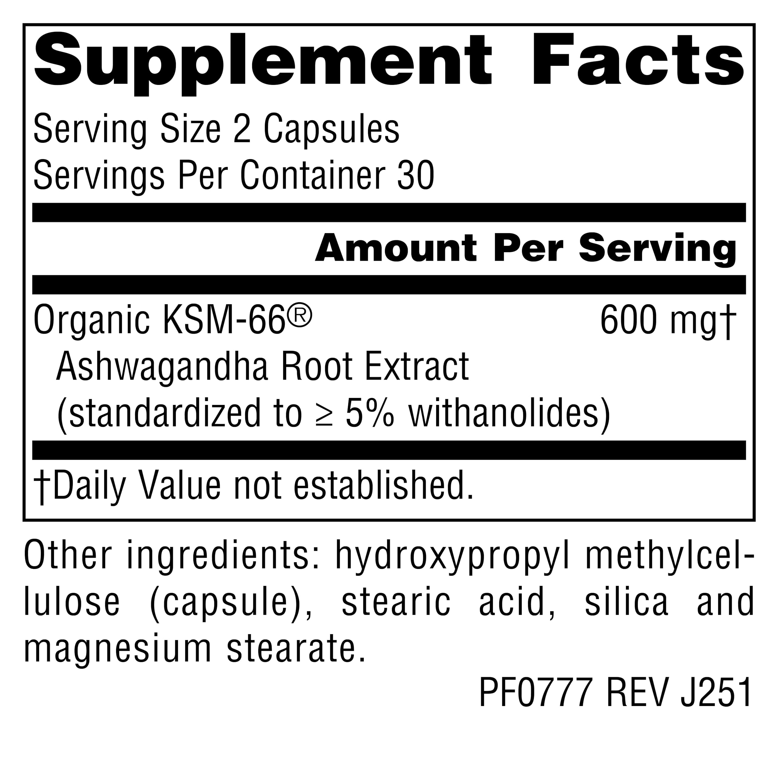 Planetary Herbals KSM-66 Ashwagandha 41g side view
