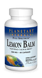 Planetary Herbals Lemon Balm 500mg Caplets front view