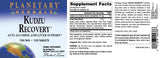 Planetary Herbals supplement packaging side view