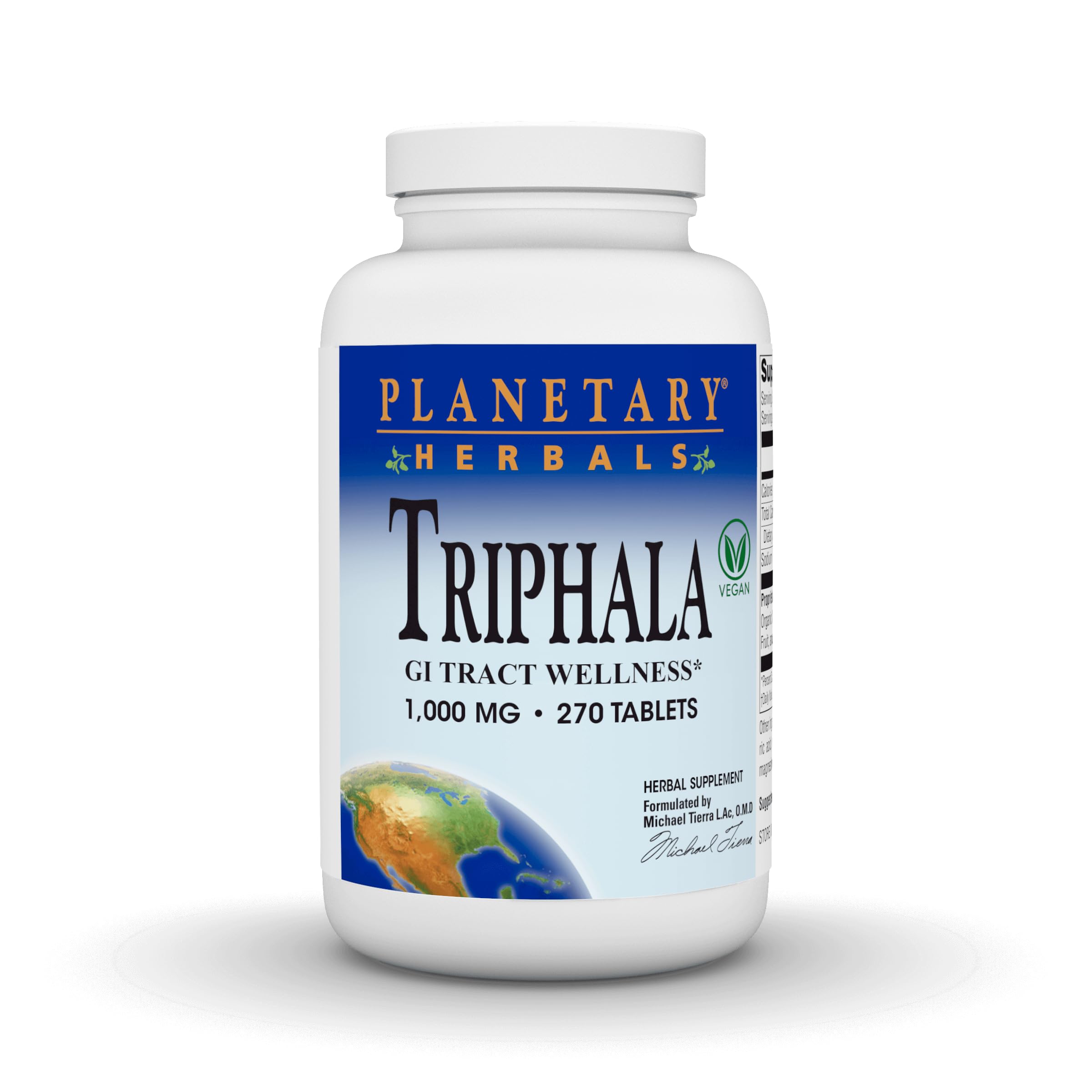 Planetary Herbals Triphala 386g supplement front view