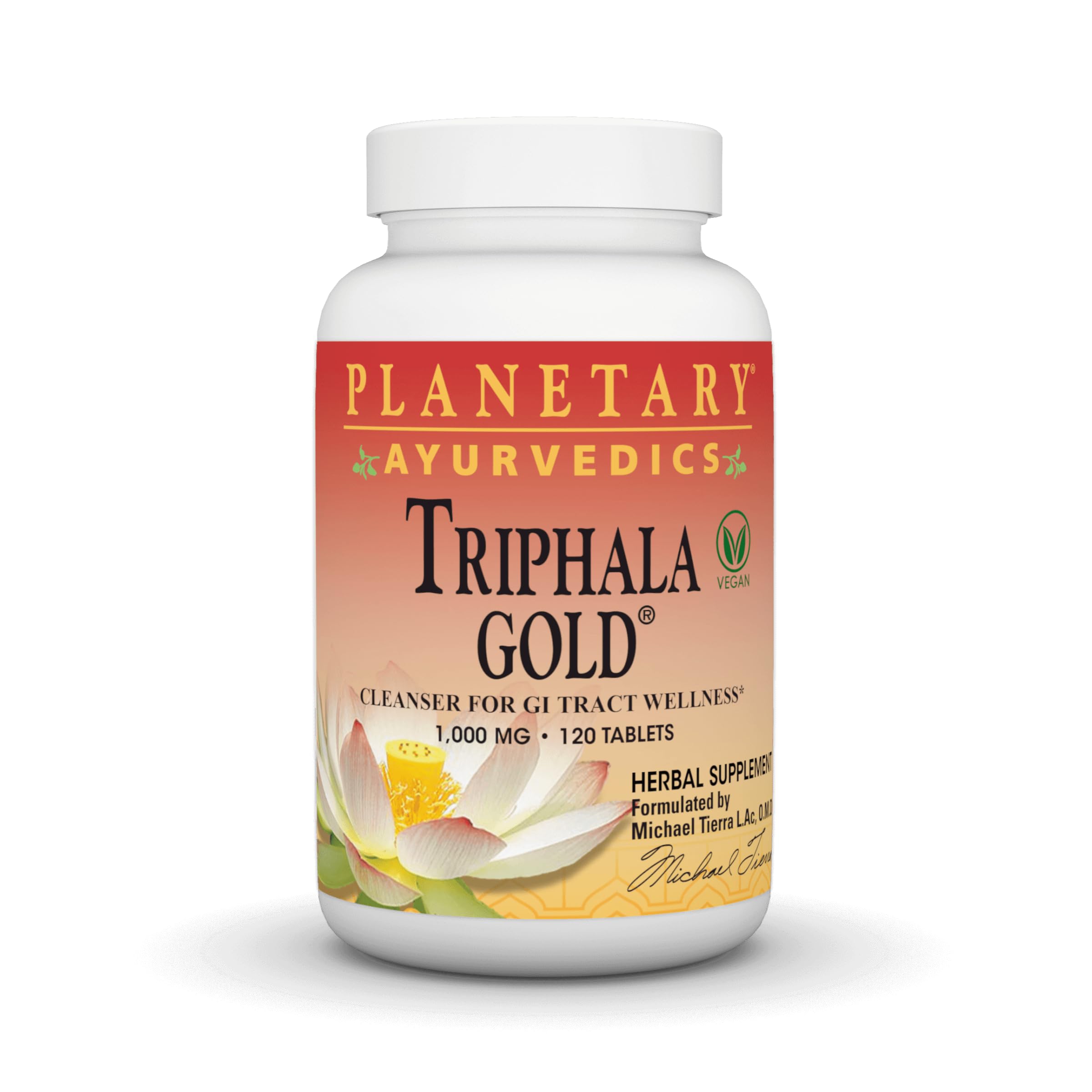 Planetary Herbals Triphala Herbal Supplement 168g front view