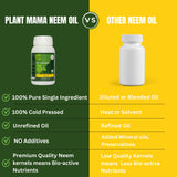 PLANT MAMA Pure Neem Oil 525g close-up of bottle
