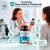 PLANT.O NUTRITION Apigenin 50mg Capsules on a wooden surface