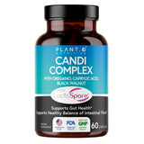 PLANT.O NUTRITION Candida Support Supplement 60 Capsules front view