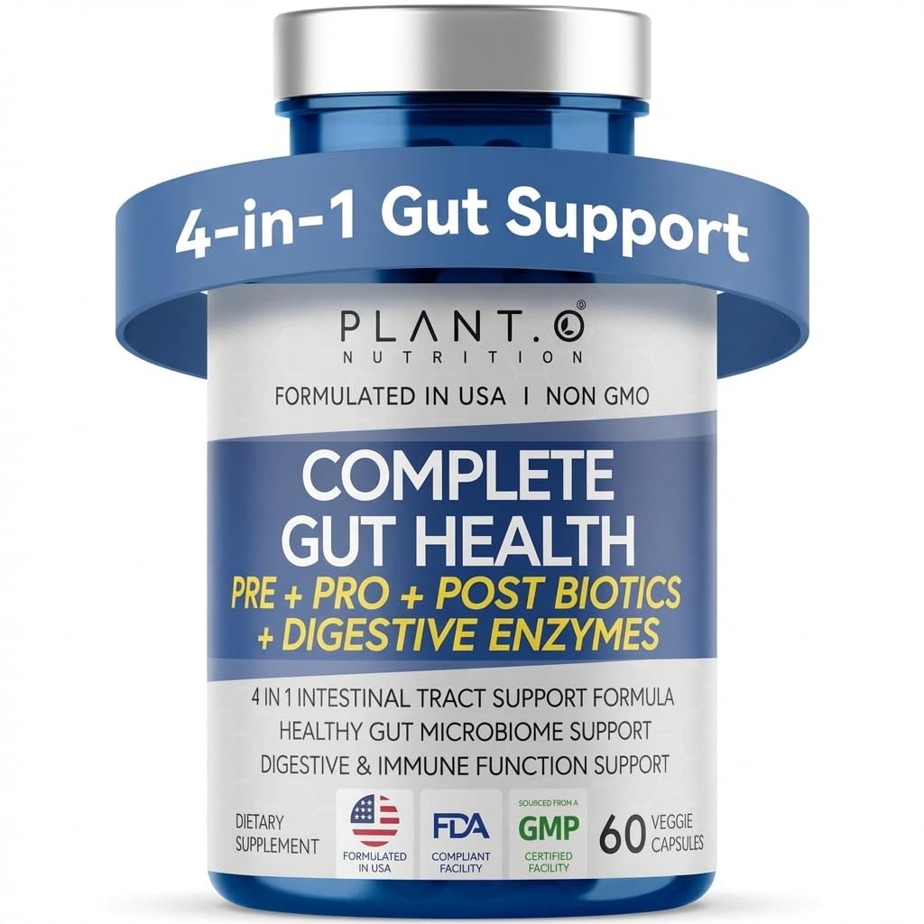 PLANT.O NUTRITION Complete 4-in-1 a daily routine Supplement front view