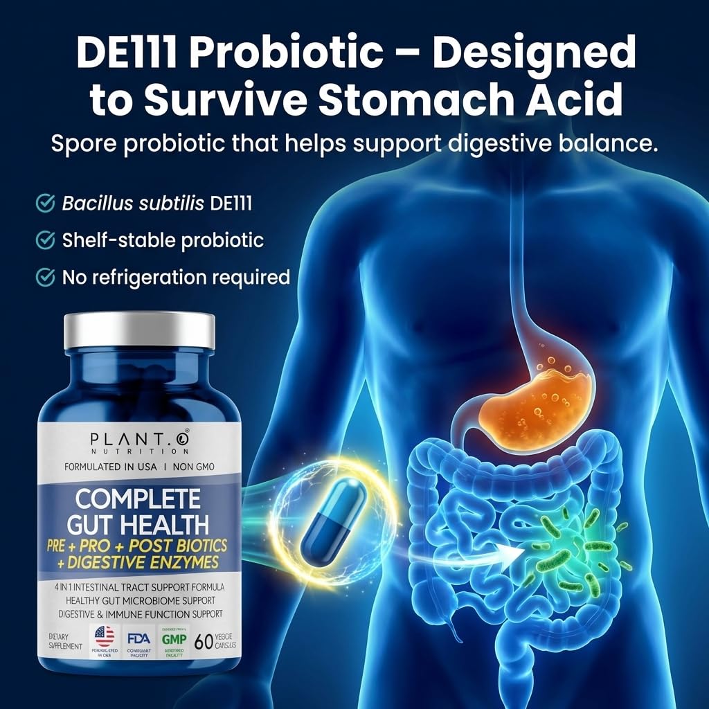 PLANT.O NUTRITION Complete 4-in-1 a daily routine Supplement packaging