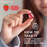 PLANT.O NUTRITION Kids Melatonin Gummies chewable texture