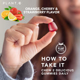 PLANT.O NUTRITION Multivitamin Gummies with fruits