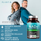 PLANT.O NUTRITION NAD+ Resveratrol Supplement back view